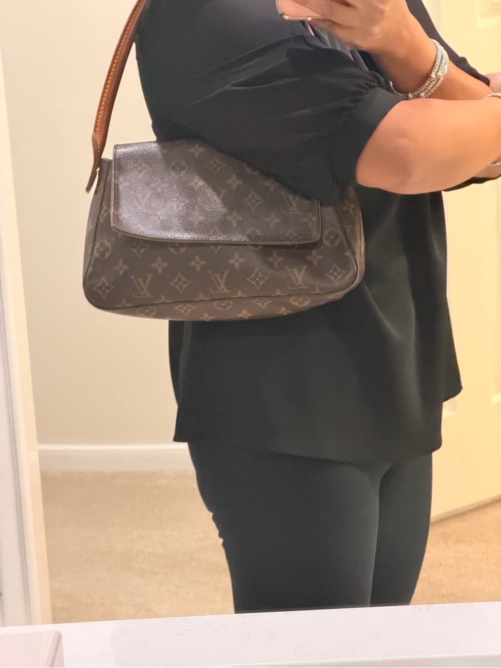 Louis Vuitton Monogram Canvas Crossbody in Brown and Tan - Picture 14 of 15
